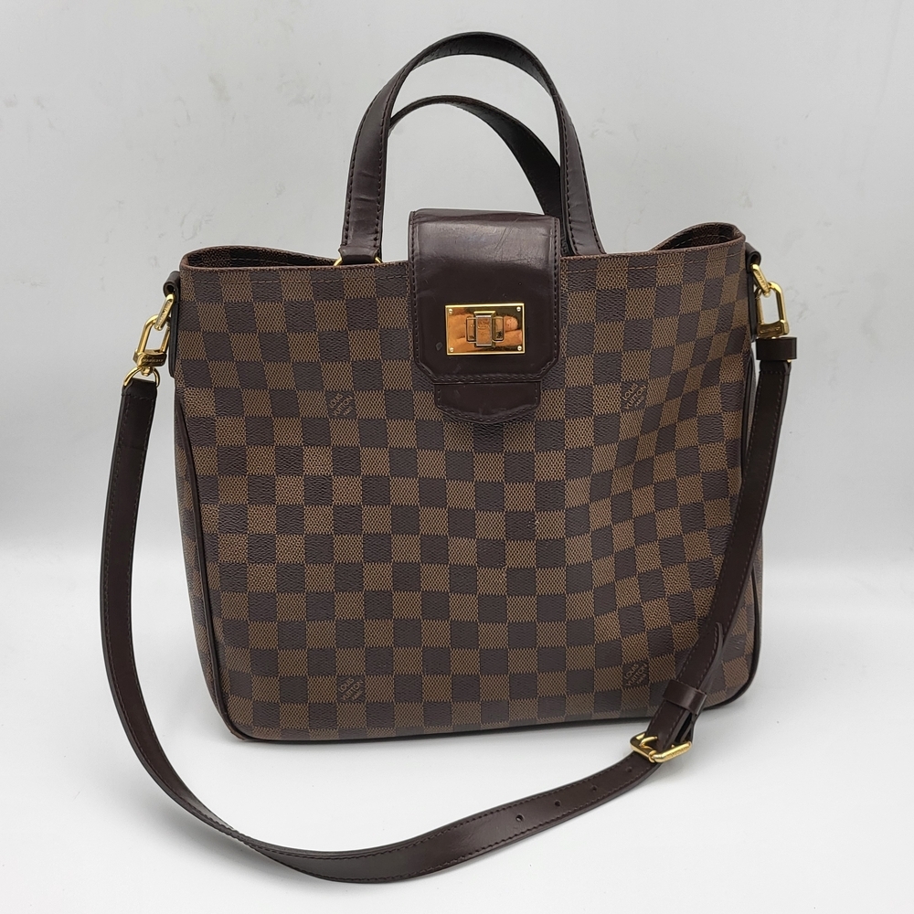Louis Vuitton Damier Ebene Cabas Rosebery Shoulder Bag..Authentic w/COA....